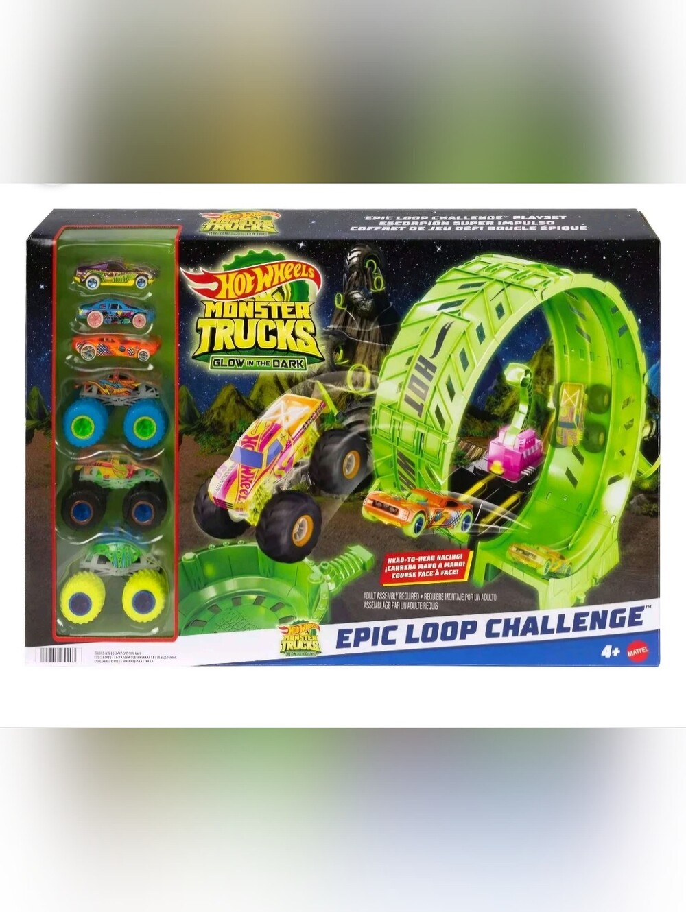 NEW in Box Hot Wheels Monster Trucks Epic Loop Challenge